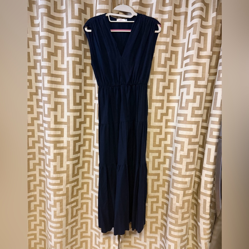 Chic Navy Maxi Dress